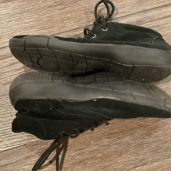 Ross Hommerson Black Lace Up‎ Suede Ankle Boots CARLY Size 8N Rubber Soles - Picture 5 of 5